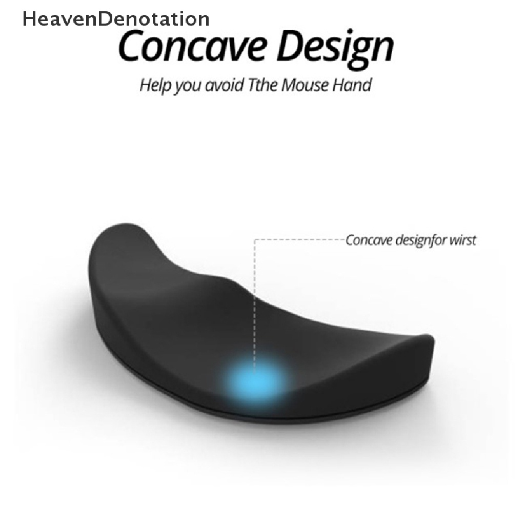 [HeavenDenotation] 1pcs Mouse Wrist Rest Silikon Hand Cushion Soft Pad Tahan Lama Kantor Palm/Tangan/Pergelangan Tangan Mendukung Gerakan Dengan Pergelangan Tangan Komputer Mouse Pads HDV