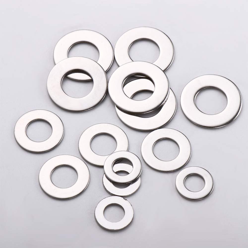 Mesin Cuci Stainless Steel Agustina Untuk Colokan Getah Isi 180Pcs Filler Piece Spacer Sealing M2 2.5 3 4 5 6 8 10 Set Mur Dan Baut