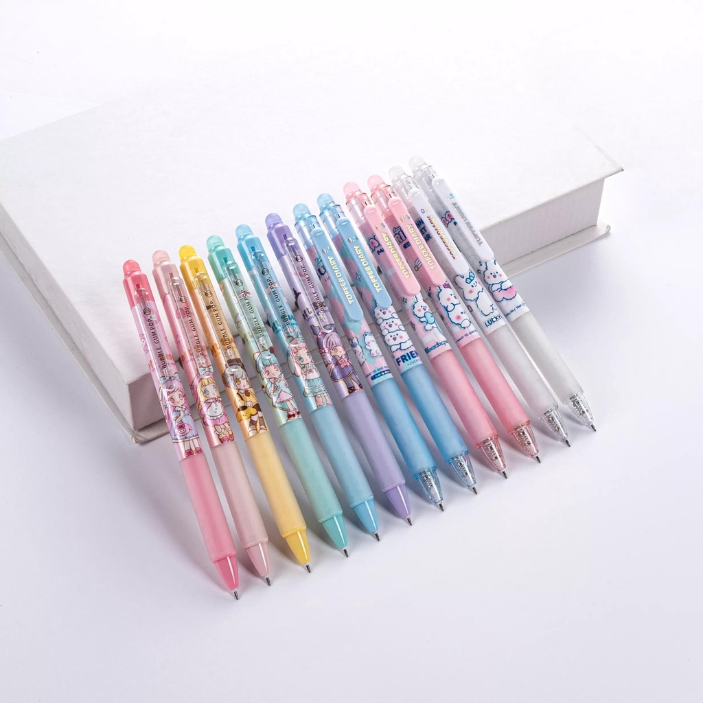 

Pulpen Gel Bisa Dihapus Model Click Karakter Kartun/ Pulpen Erasable / Pulpen Gel Motif