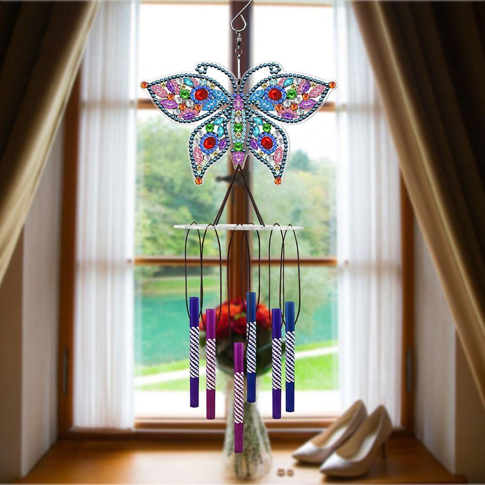 R-FLOWER Wind Chime Outdoor DIY Animal Pendant Decor Titik Bor