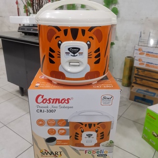 Cosmos Rice Cooker Penanak Nasi 1.8 Liter CRJ 3307 MOTIF KUCING MANTAP