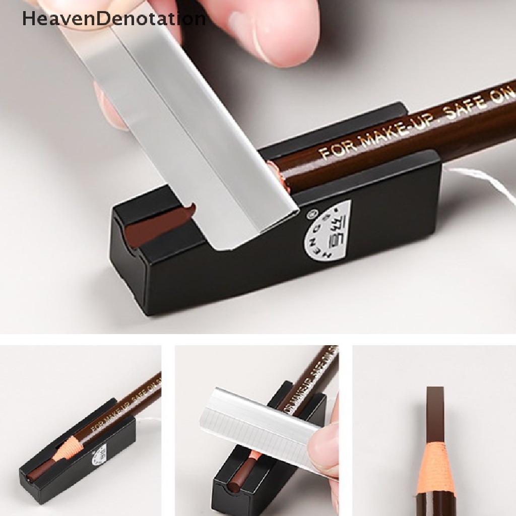 [HeavenDenotation] 1pc Alat Asah Pensil Alis Tahan Air Makeup Permanen HDV