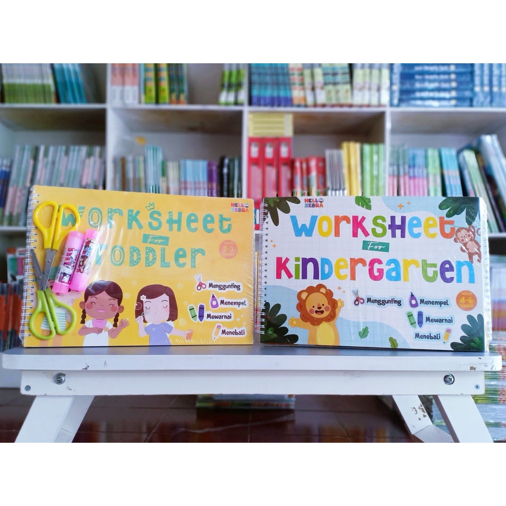 Worksheet for Toddler and Kindergarten Hello Zebra