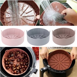 【COD】19.5CM Loyang Air Fryer Silicon / Air Fryer Silicone Pot / Silicone Pan Basket