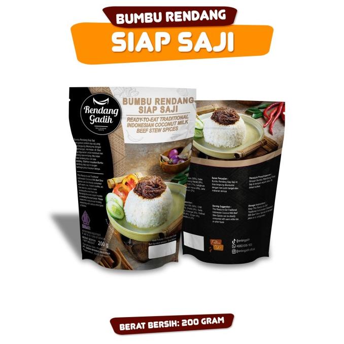 

Bumbu Rendang Siap Saji - Rendang Gadih TERLARIS
