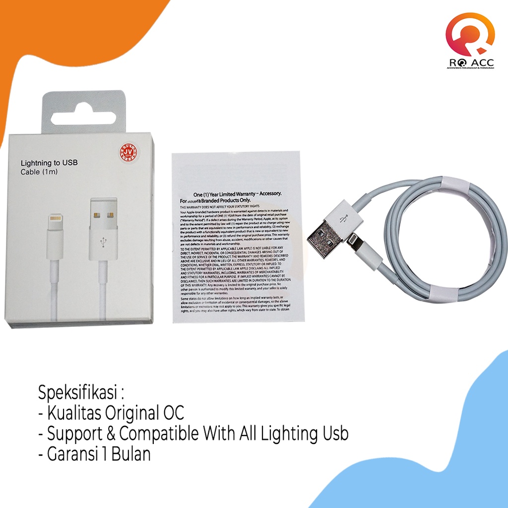 [RO ACC] OC KABEL DATA CHARGER 5 6 7 7+ 8 8+ X XR XS MAX