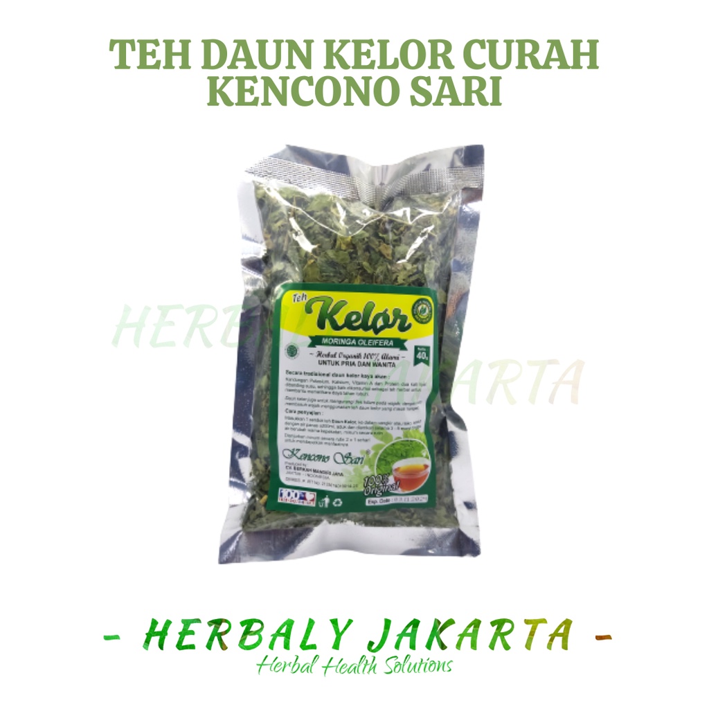 

Terlaris Teh Daun Kelor Curah Asli Kencono Sari