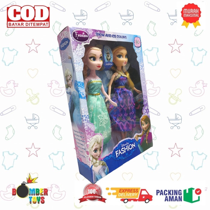 MAINAN ANAK PEREMPUAN BONEKA FASHION SNOW KARAKTER KADO LUCU PERI ANA