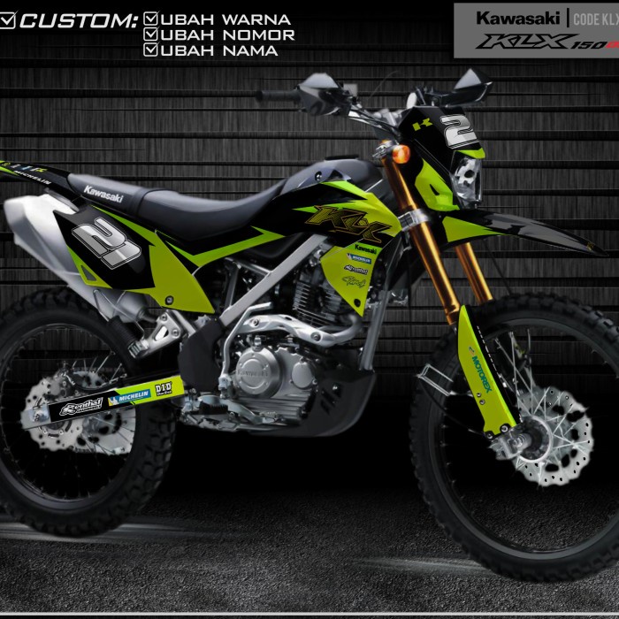 DECAL KLX BF 150 / Sticker decals klx / stiker decal klx A14
