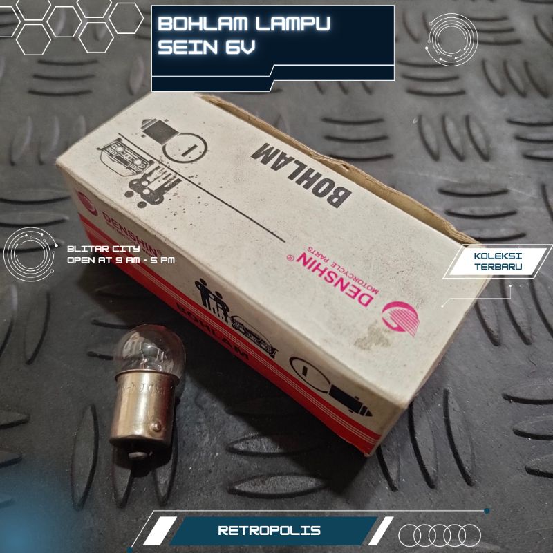 Bohlam Dop lampu sein 6V