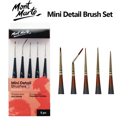 

Mont Marte Mini Detail Brushes 5pcs BMHS0033