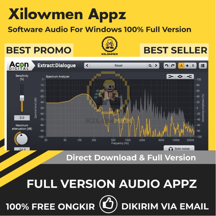 [Full Version] Acon Digital Extract Dialogue Pro Lifetime Audio Software WIN OS