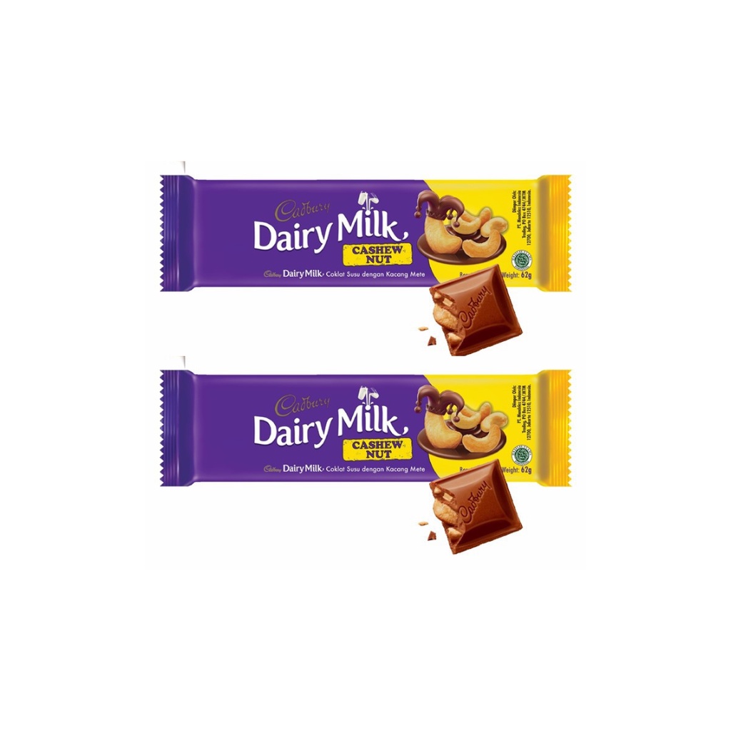 

Cadbury Cashew Nut 2 x 62 gr