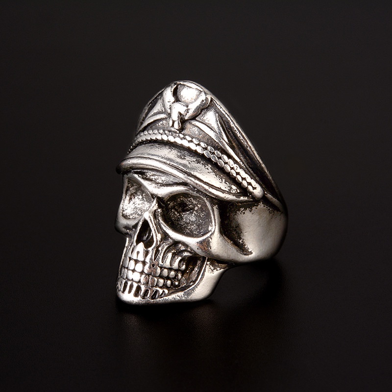 Vintage Tren Tengkorak Resizable Cincin Untuk Wanita Pria Punk Hip-hop Retro Skeleton Devil Adjustable Ring Unisex Perhiasan Hadiah