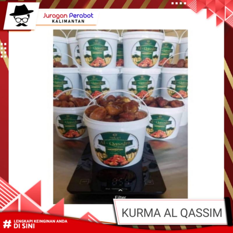 Kurma Sukari AL QASSIM Ember 800gr / Kurma Ember Sukari Al-Qassim Madinah / Kurma Sukari Empuk