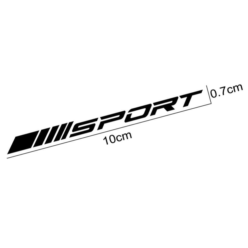 [Harga Grosir] 4 Pcs Otomotif Roda Stiker Mobil Hub Stiker Pribadi Dekorasi Mobil Decal SPORT Sports Stickers DIY Self-Adhesive Vinyl Stickers