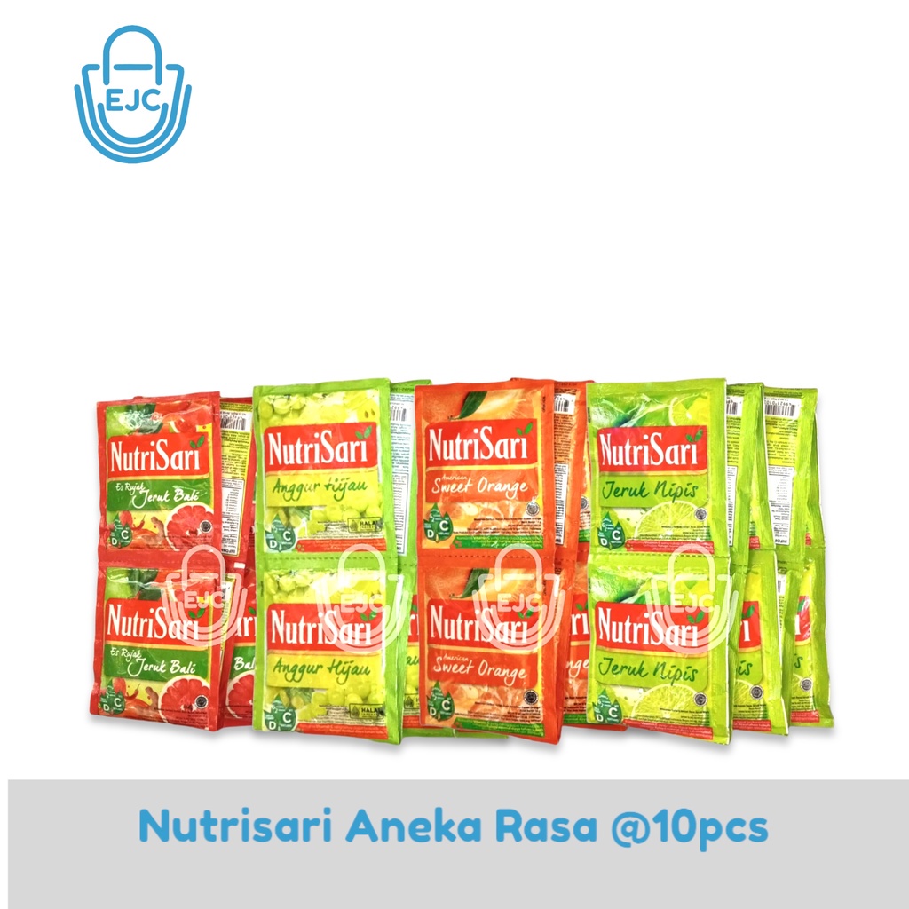 

[EJC] Nutrisari Aneka Rasa @10pcs Minuman Bubuk Instan