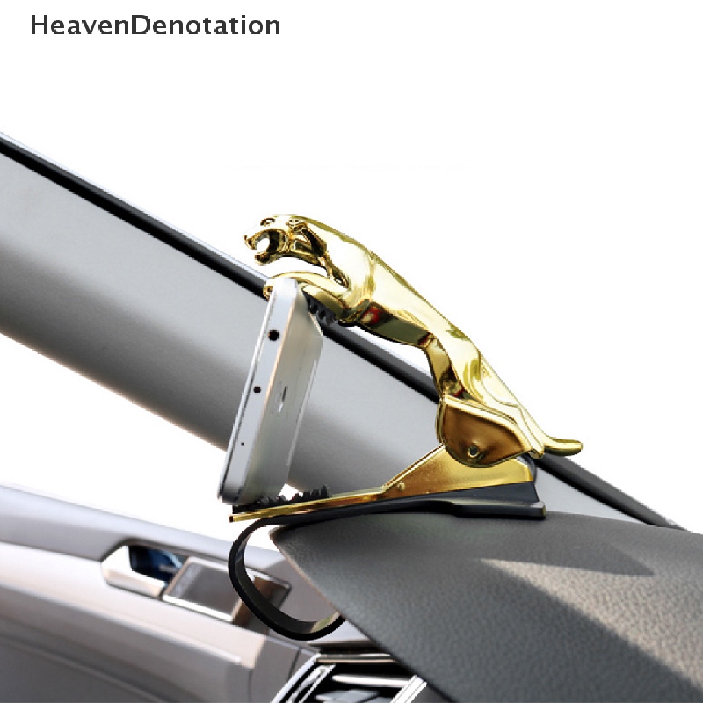 [HeavenDenotation] 1pc Dudukan Ponsel Mobil Cheetah Keren Central Control Dashboard Phone GPS Stand HDV