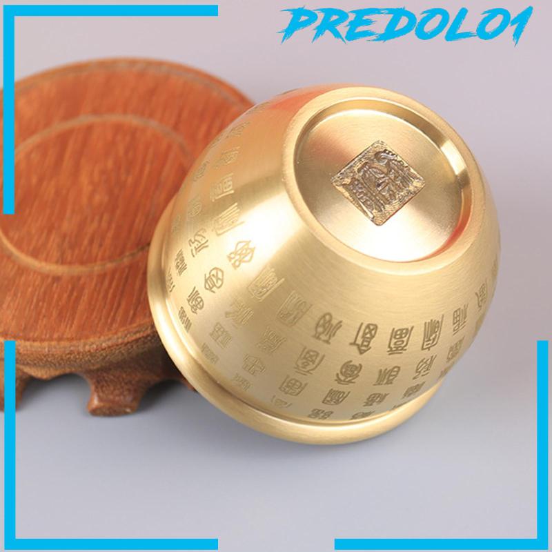 [Predolo1] Mangkok Silinder Kuningan China Dengan Burner Cornucopia Decor Collectible