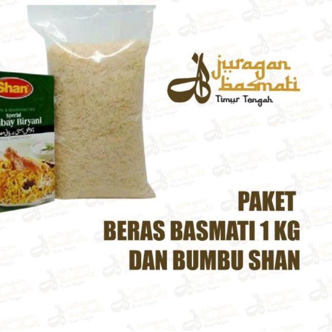 

☆ PAKET BERAS BASMATI 1KG & BUMBU SHAN BRIYANI ۩