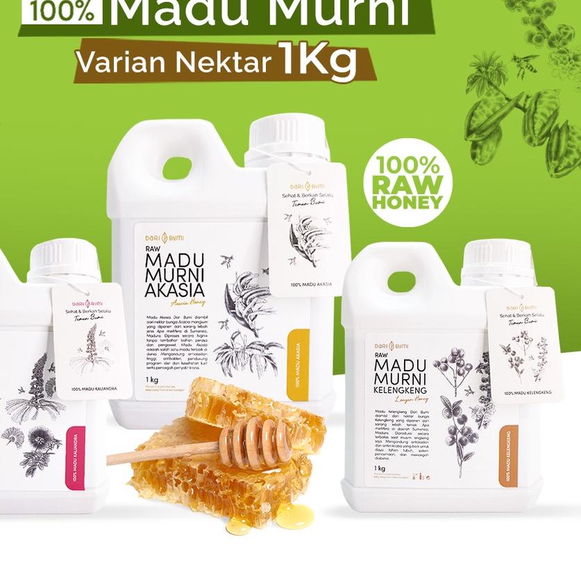 

☻ Murni 1kg Asli Dari Bumi Varian Nektar 100% Raw Honey ☞