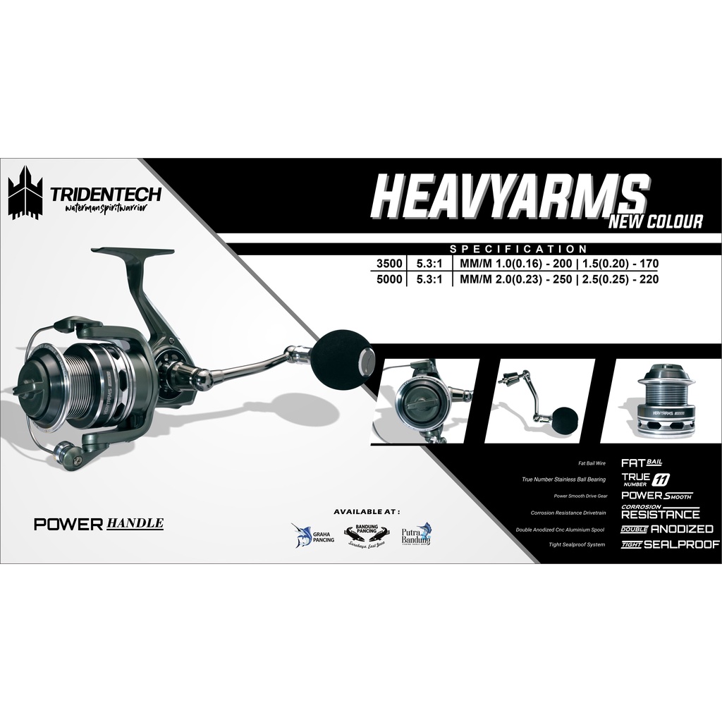 Reel Tridentech Heavy Arms New Colour