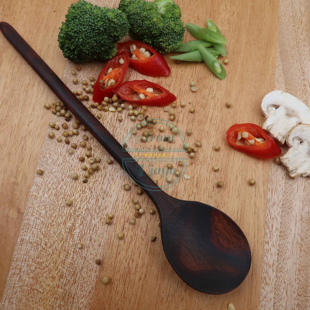 Sendok Kayu Sendok Makan Kayu Sendok Souvenir Kayu Sendok Unik Wooden Salad Spoon