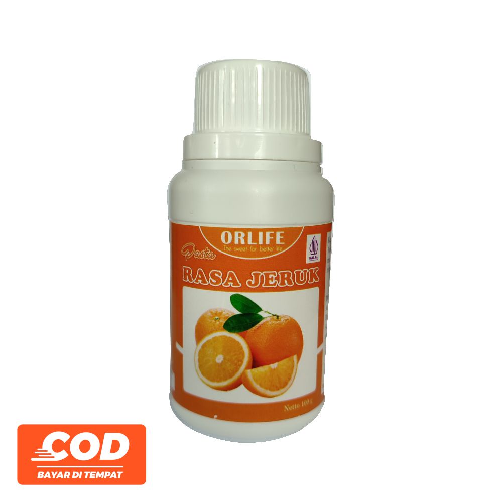 

Pasta Rasa Jeruk Atau Orange 100 Gram Orlife