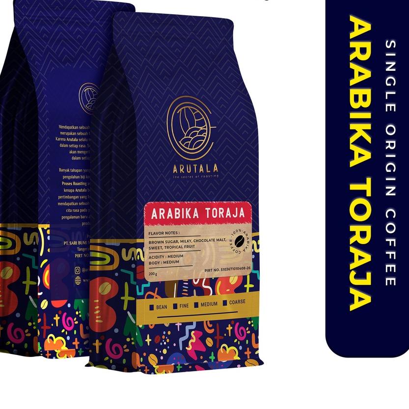 

➦ ARUTALA Kopi Arabika Toraja Sapan 200 gram ➹