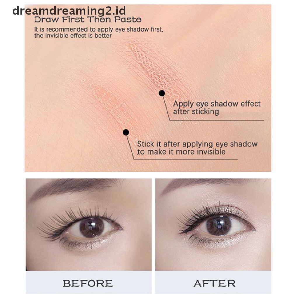 (dream) 360pcs Invisible Double Eyelid Tape Self-Adhesive Stiker Kelopak Mata Transparan.