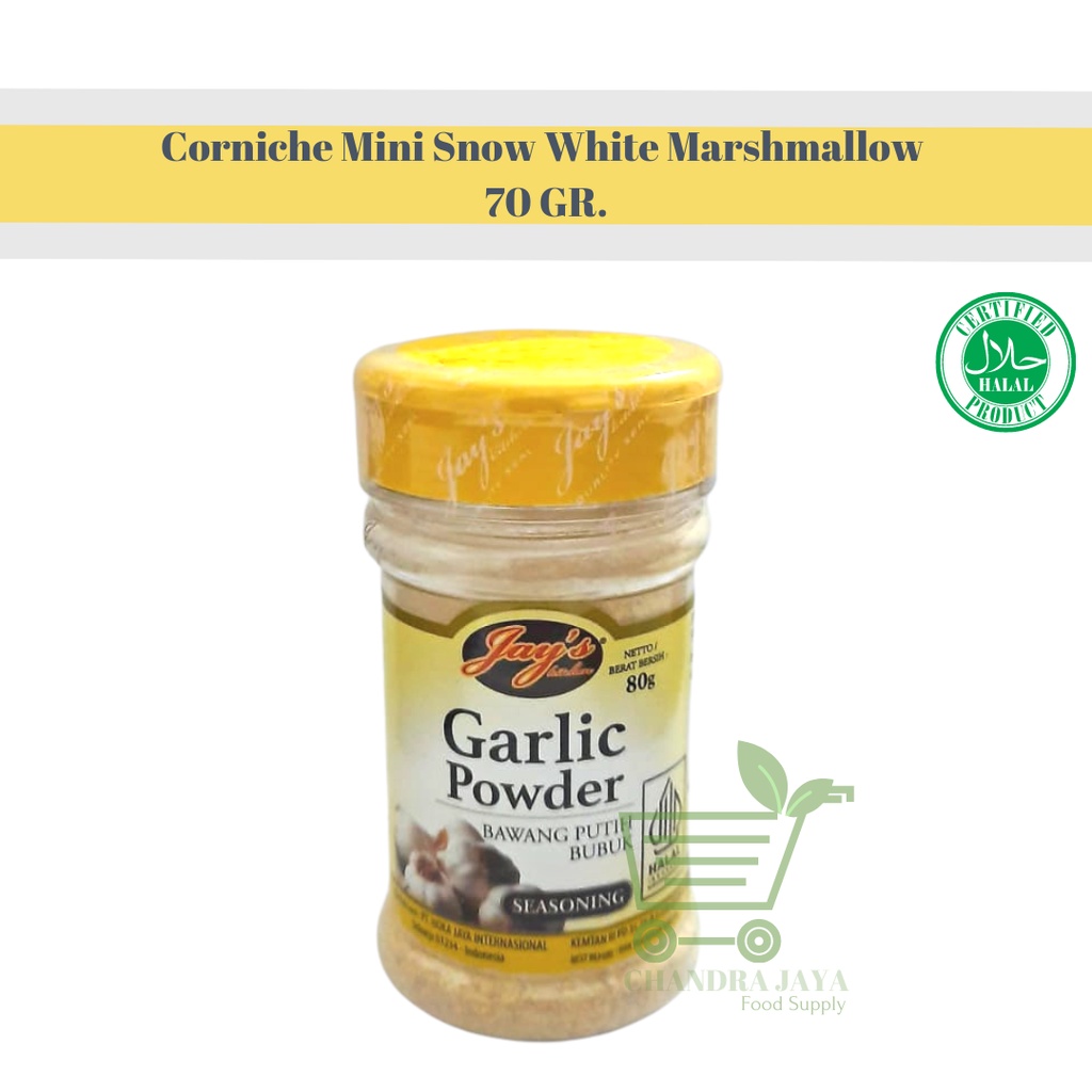 

Jay’s Garlic Powder 80 GR - Bawang Putih Bubuk