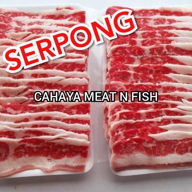 

READY STOK US BEEF SLICE - DAGING SAPI SLICE YOSHINOYA YAKINIKU SHABU H65464UJ