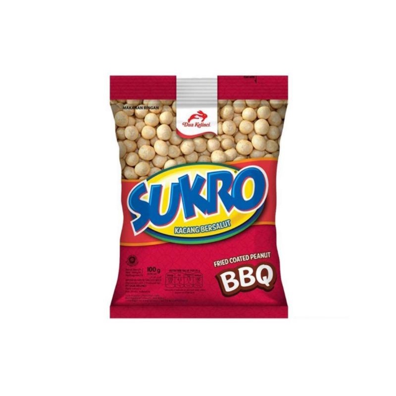 

Kacang Atom Barbeque Dua kelinci Sukro 95g