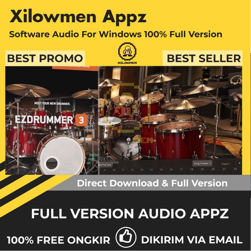 [Full Version] ToonTrack EZdrummer Pro Lifetime Audio Software WIN OS