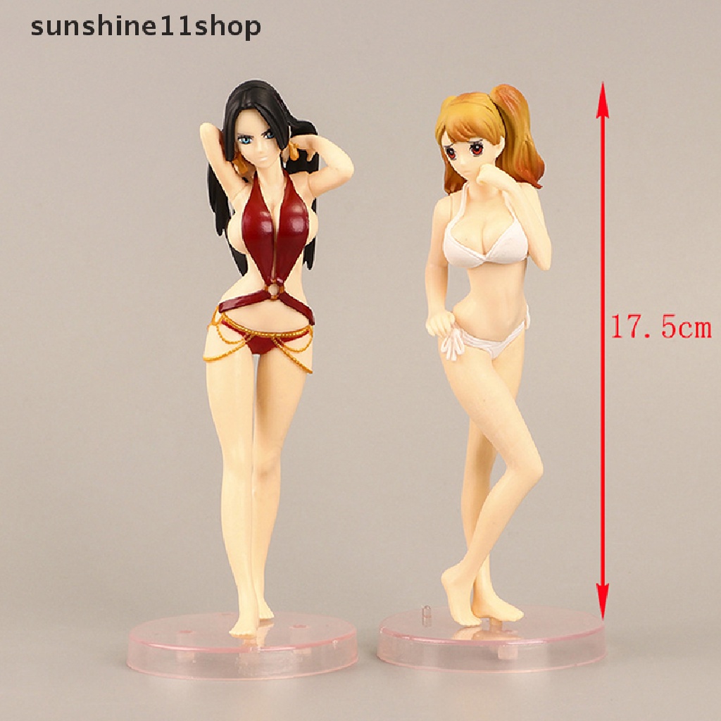 Sho 3gaya Sexy Bikini Girl Figurine Karakter Anime Baju Renang Puding Nami PVC Model Mainan N