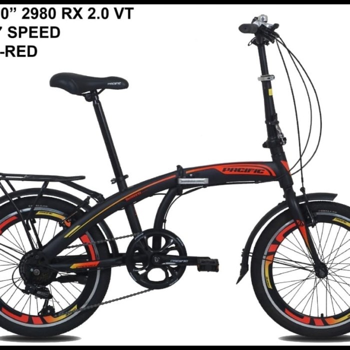 Sepeda Lipat 20 Pacific 2980 Rx 2.0 Vt #Original