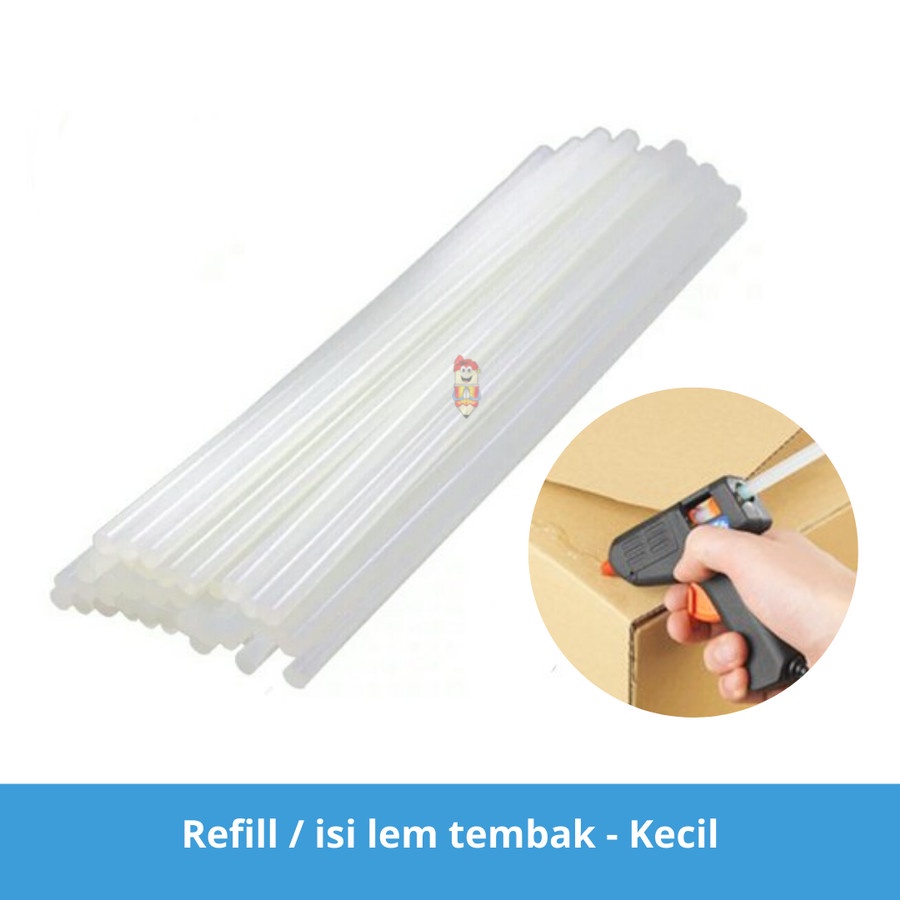 Lem Lilin Kecil Glue Stick Refill Glue Gun Hot Melt isi Lem Tembakan panjang 30 Cm