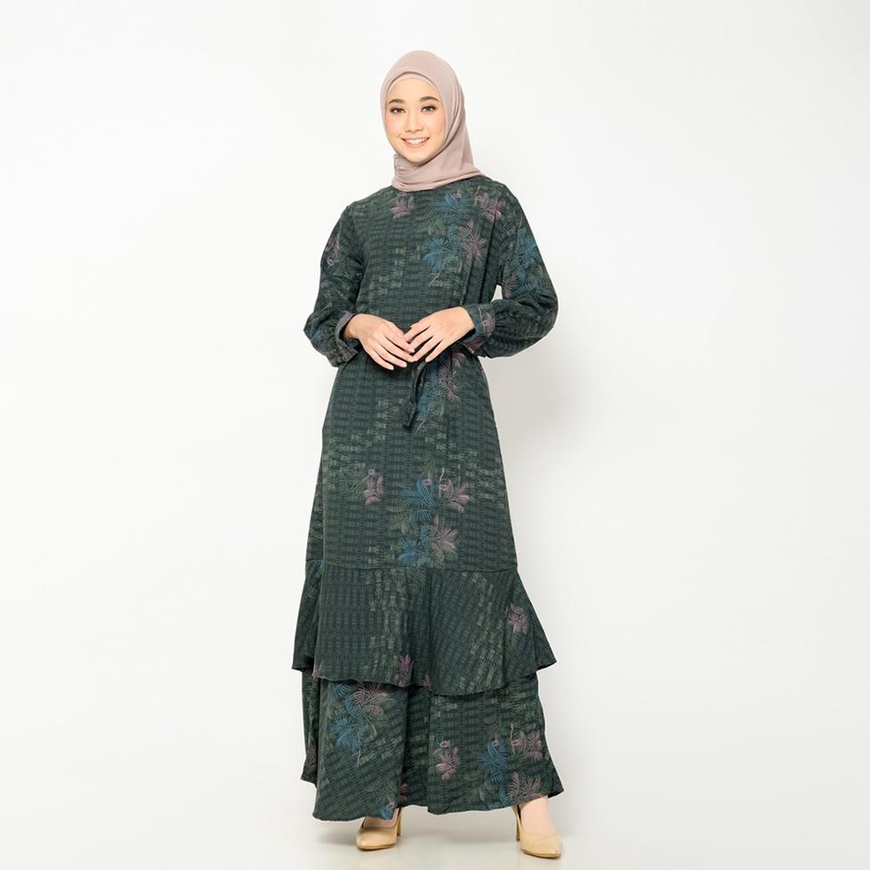 HARGA BERSAHABAT ZM Zaskia Mecca - Cindy Dark Green Gamis - Jelita Indonesia - Edisi Pulau Mentawai