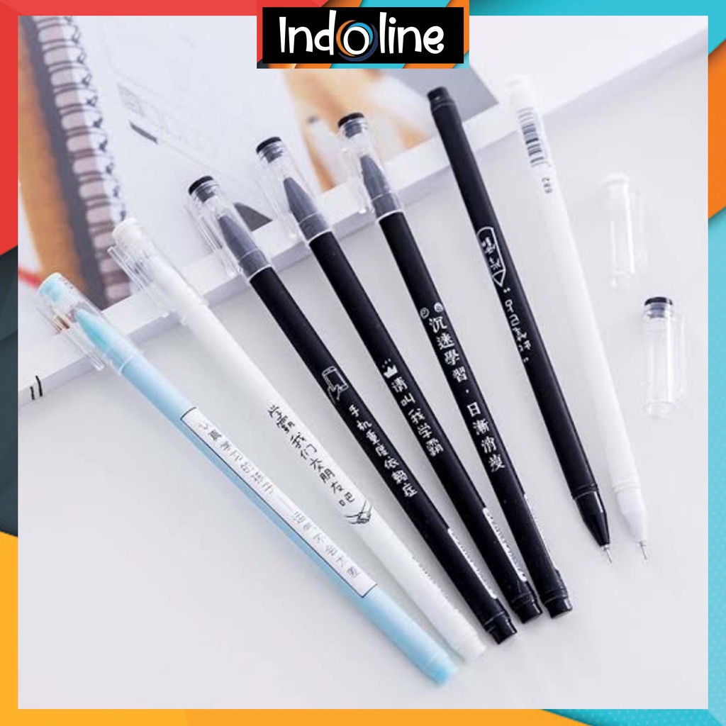 

Pulpen Gel Pulpen Japanese Pelajar Dan Kantor Pena Lucu Sourvenir Import COD 819