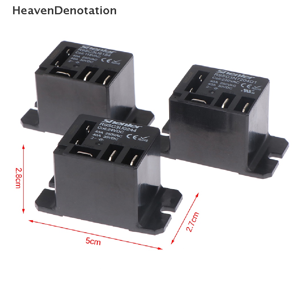 [HeavenDenotation] R9sc3n7204d1 Tipe Sama Relay Pengganti NT90TPNCE220CB 220V 115V 24V 40A HDV Arus Tinggi