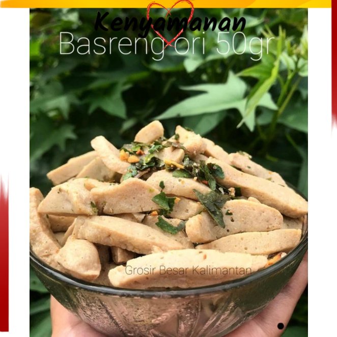 

Basreng Ori isi 50gr / Bakso Goreng Original Asin Jeruk Purut / Baso Goreng / Bas reng / Grosir Besar Kalimantan