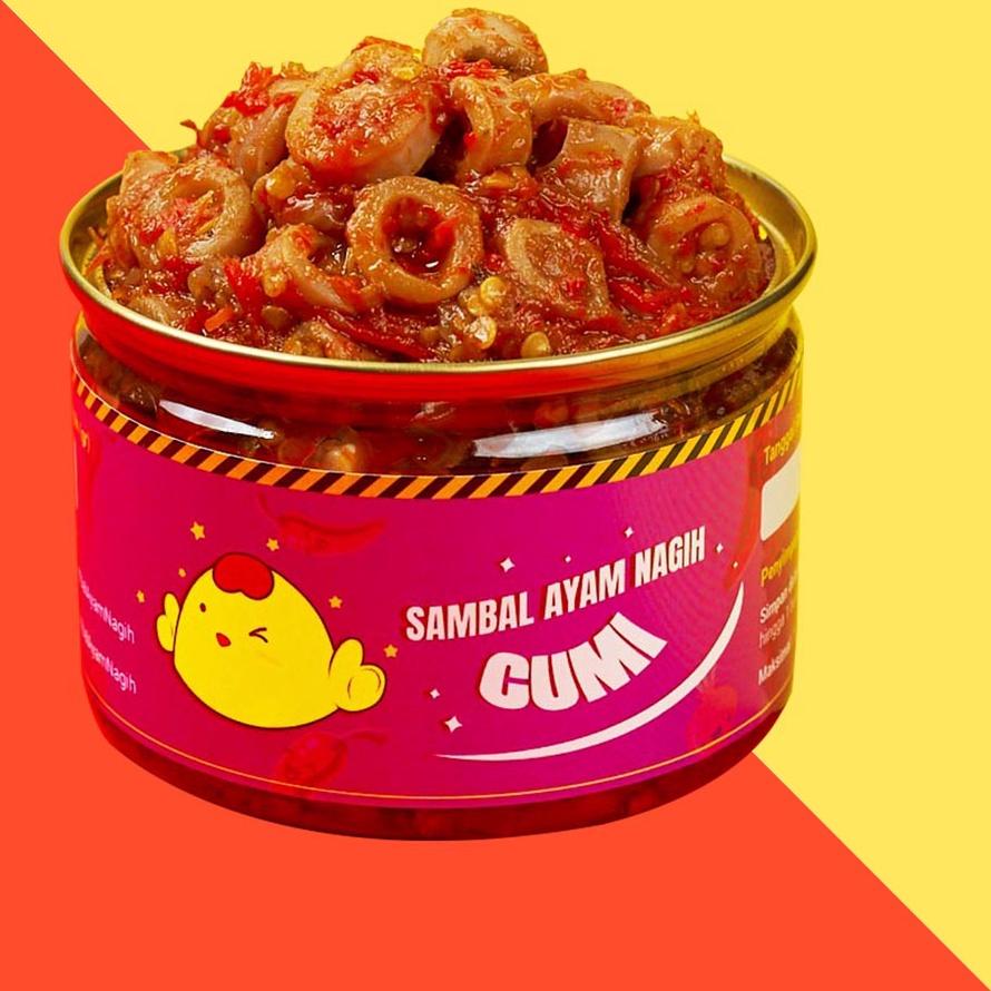

➵ SAMBAL NAGIH - Sambal Cumi Asin Toples ☈
