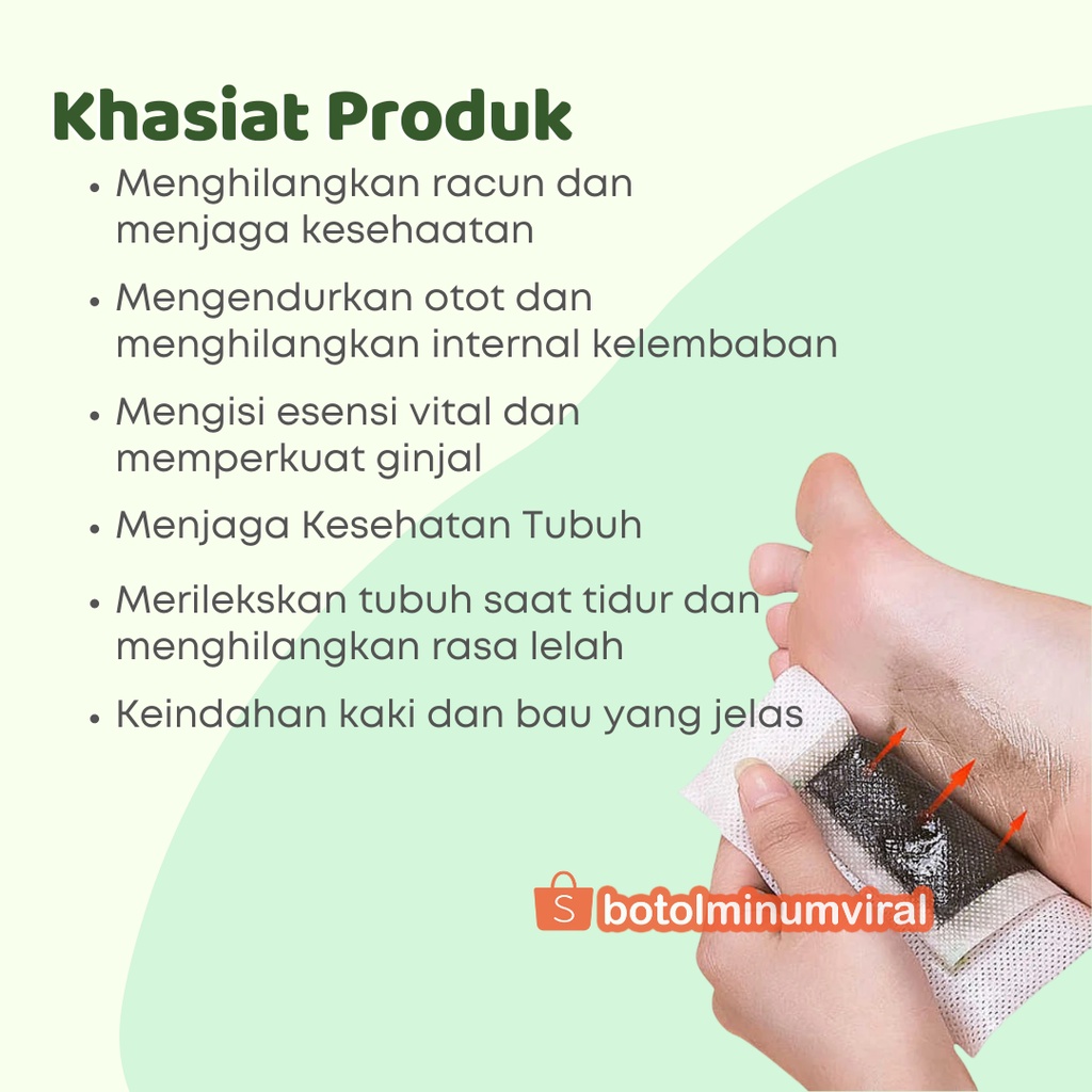 Koyo Kaki Kinoki Gold Original Detox Penyerap Racun Tubuh