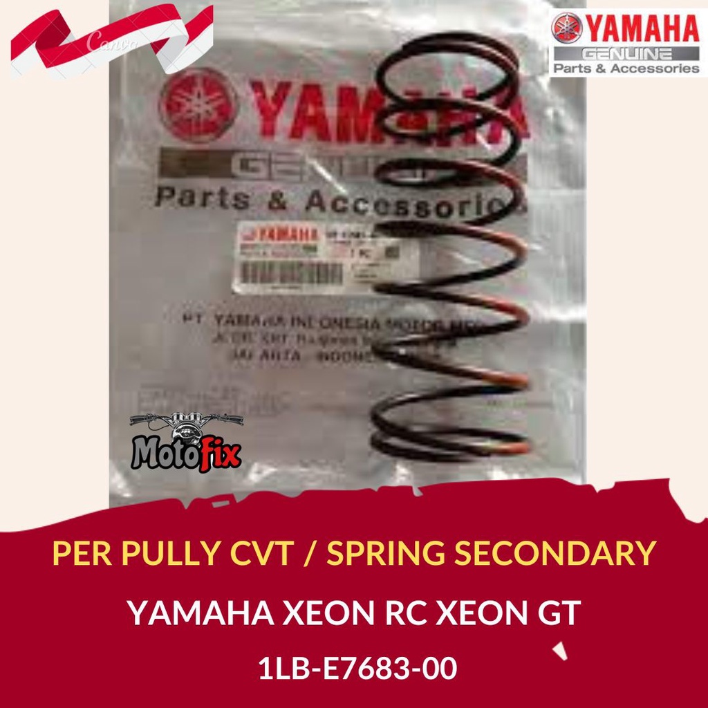 PER PULLY CVT, VER CVT YAMAHA XEON RC,XEON GT ORIGINAL  / SPRING SECONDARY (1LB1) 1LB-E7683-00