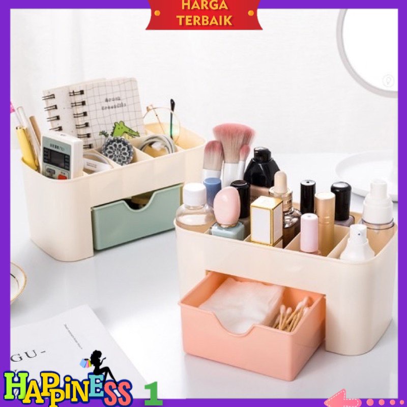 Rak Laci Kosmetik Plastik / rak ATK happines