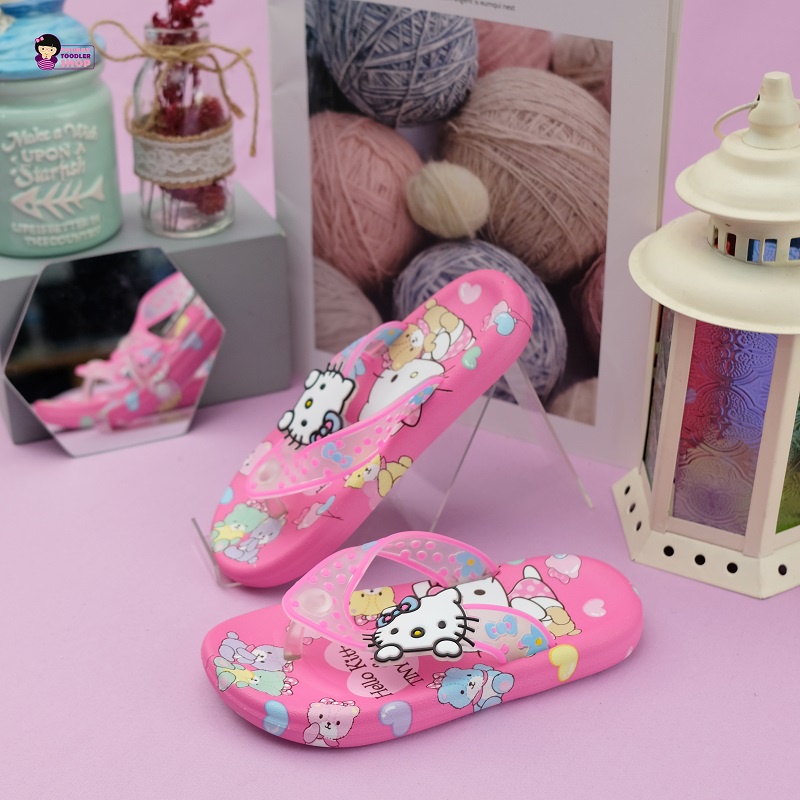 Minipetite SH2211  Sendal Jepit Anak Perempuan dan Laki Laki Sendal Flip Flop Anak Import Sendal Selop Karakter Usia 3-10 Tahun Ukuran 26-35