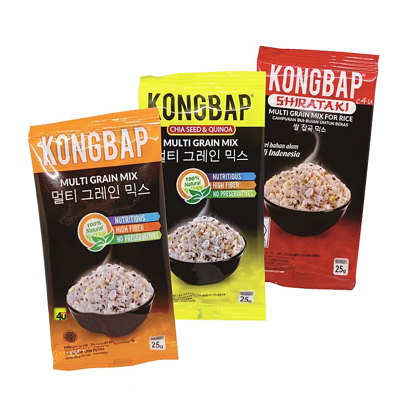 

KONGBAP - Multi Grain Mix for Rice - SACHET 25 gr