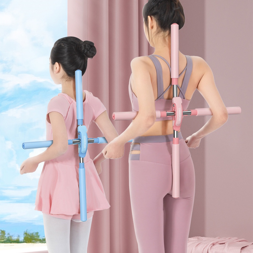 Tongkat Yoga Pilates / Back Stretch Sticks / Yoga Stick Tongkat / Alat Bantu Yoga Penegak Punggung/Yoga Stick /Alat Olahraga Yoga Body  Tongkat