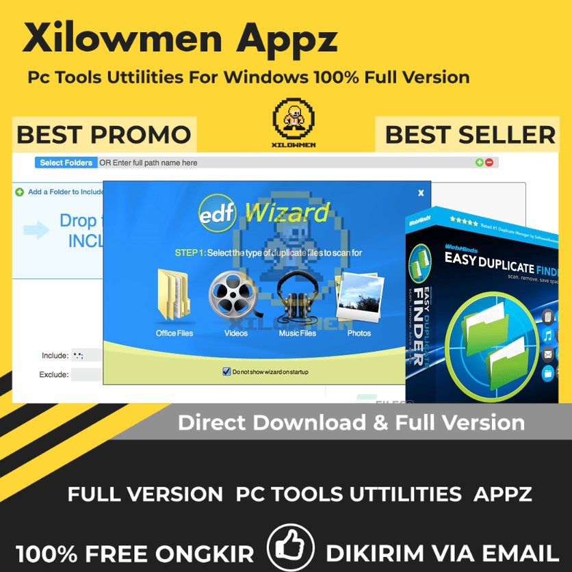 [Full Version] Easy Duplicate Finder Pro PC Tools Software Utilities Lifetime Win OS - Pencarian dan penghapusan file duplikat