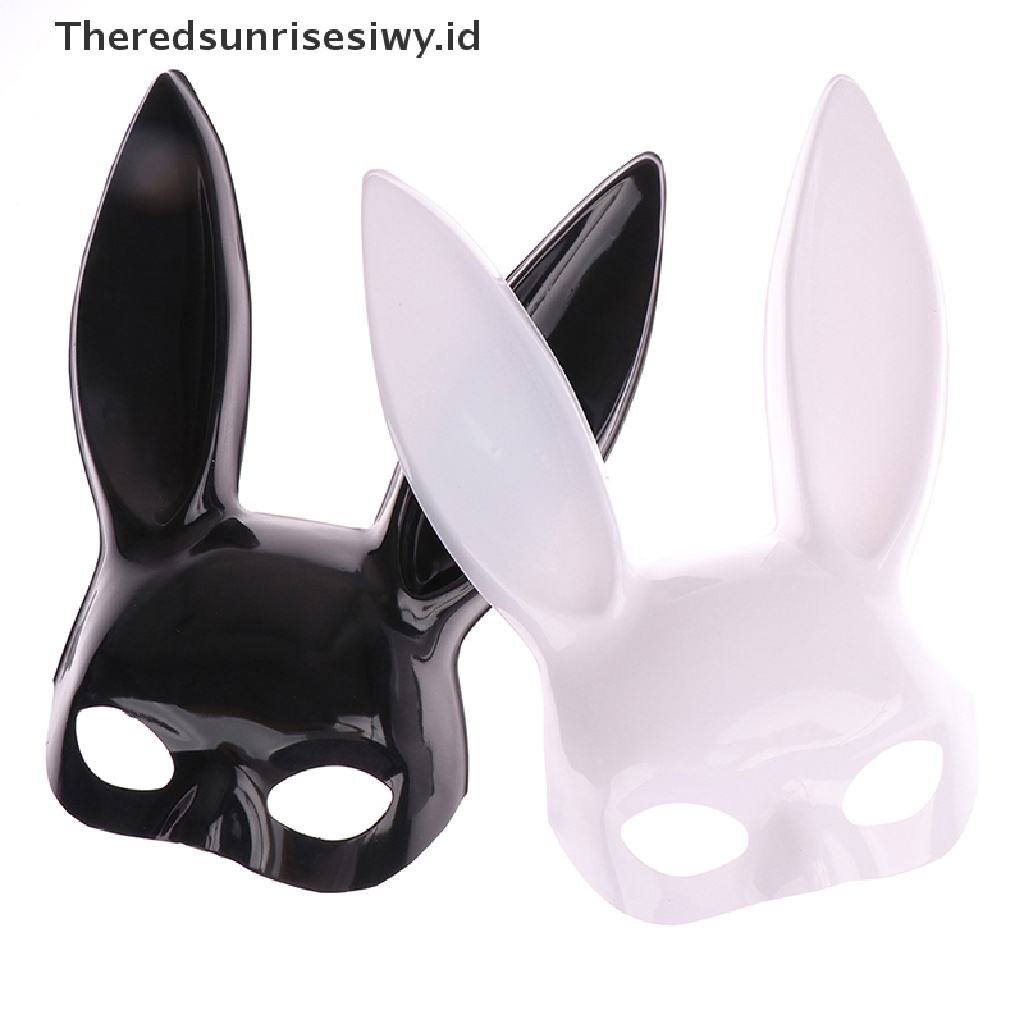 # Baju Lebaran # 1pc Sexy Cosplay PVC Kelinci Topeng Wanita Halloween Masquerade Topeng Pesta Mewah~